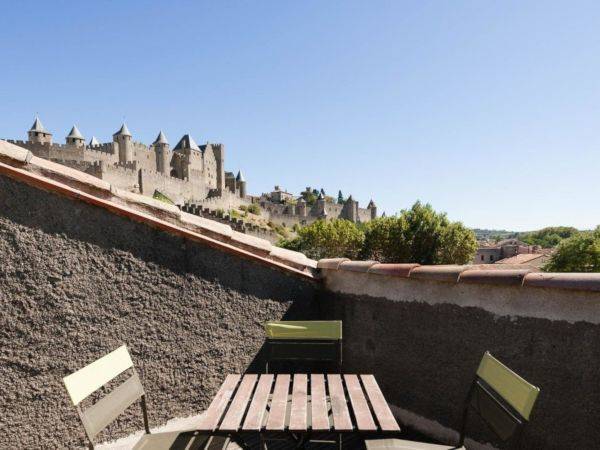 Hôtel Carcassonne avec jardin et terrasse - Hôtel du Pont Vieux Hôtel Carcassonne avec jardin et terrasse - Hôtel du Pont Vieux